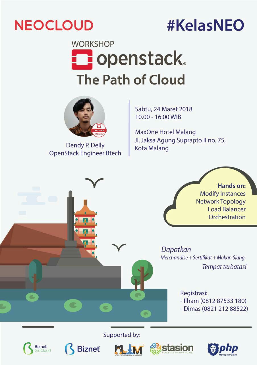 Poster Workshop Openstack Malang